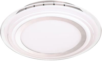 Design LED plafondlamp chroom glas eetkamer spot halverlichting rond WOFI 9276.01.01.0300