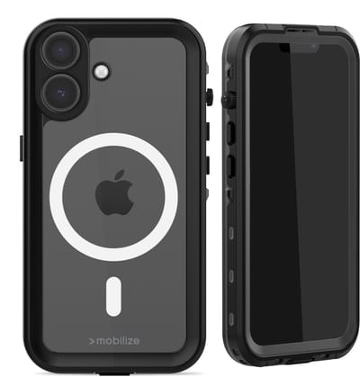 Mobilize Rugged Case hoesje geschikt voor Apple iPhone 17 - Effen Transparant - Kunststof, TPU (Zacht)