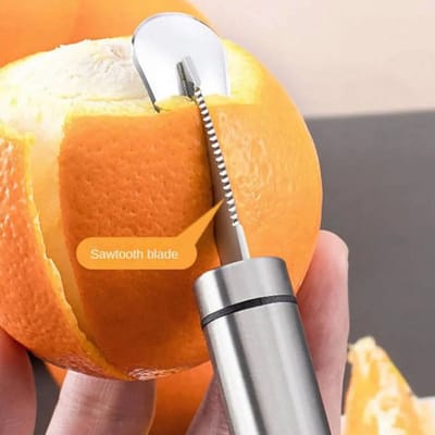 Fruitschiller - Roestvrij staal - sinaasappelschillers - Vinger opener - Dunschiller - Schilhulp - Peller - LOUZIR
