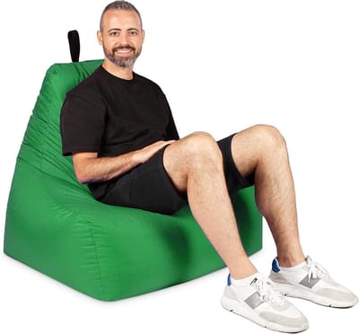 Goodivery ® Comfortabele Lounge Zitzak Met Multifunctionele Voetensteun Voor Binnen En Buiten