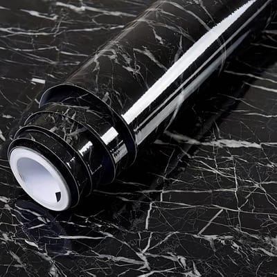 Dailygoods- Meubel-plakfolie 60 cm x 5 m - Zelfklevend - Marmerlook - Keukenfolie - Interieurfolie - Geschikt voor meubels en oppervlakken - Meubelfolie