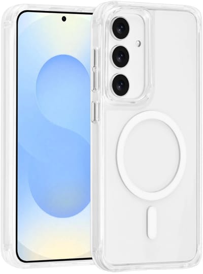 Schokbestendig Doorzichtig Hoesje | Geschikt voor: Samsung Galaxy S25 Plus - Back Cover Transparant | Compatibel met MagSafe