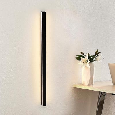NETTLIFE Wandlamp LED - 80CM - Wandlamp Binnen - zwart - moderne wandverlichting - 3000K Warm wit Licht - lange Hal lamp - 27W - Metaal - Slaapkamer lamp - voor Woonkamer | Keuken | Hotel
