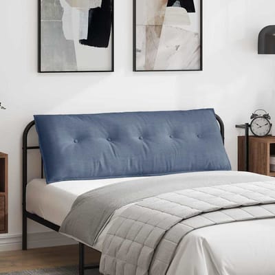 vidaXL - Rugkussen - Blauw - 140 - x - 50 - cm - Corduroy - stof