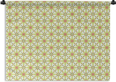 Wandkleed - Wanddoek - Bohemian - Patronen - Bloemen - 120x90 cm - Wandtapijt