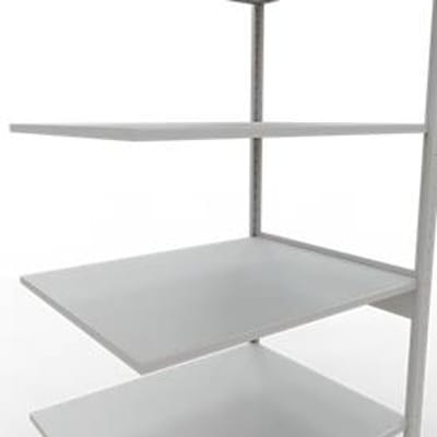 SCHULTE Lagertechnik - Insteekbevestiging met lengtebout - 2500x1000x800 mm, type 150 kg