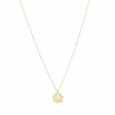 Michelle Bijoux Collier Lotus Zilver