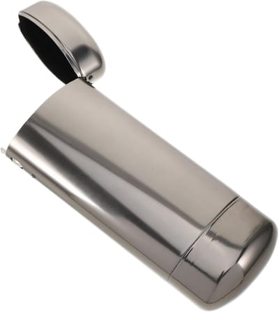 Lichtgewicht harde schaal brillenkoker van aluminium, draagbare organizer voor zonnebrillen en brillen, ideaal voor reizen en dagelijks gebruik, grijs en stijlvol