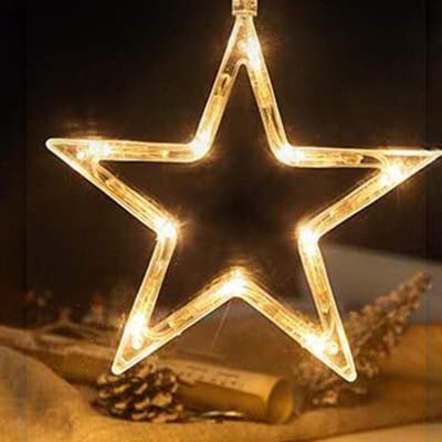 Hangende Fairy LED's String Lights Gordijnlamp Constante Heldere Modi met Sneeuwvlok Ontwerp IP42 type2