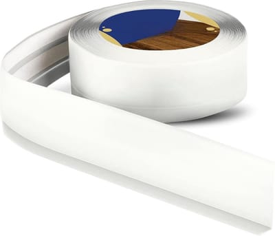 Zachte plint 10 m wit 50 x 15 mm pvc zelfklevend knikhoek - plint hoekprofiel - eindlijst vloerlijst - rubberen plint