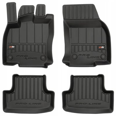 Frogum No.77 - Automatmatten passend voor Audi Q2 2016-2020 - 3D Korfmodel - TPE Rubber - Zwart
