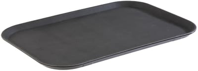 APS Dienblad - Serveertray - Antislip Oppervlak - Zwart - 53 x 36,5 cm - Rond - Ovaal