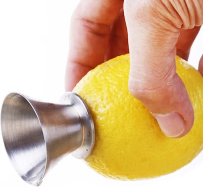 gebruiksvoorwerpen roestvrij staal handmatige citruspers knijper ruimer 18/8 roestvrij staal hand citruspers en citroen schenktuit