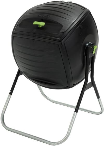 Duurzaam Compostvat 189 Liter Zwart voor Tuin en Keuken - Eenvoudig Draaien en Composteren