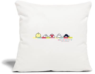 Hello Kitty En Vrienden Achterste Sierkussenhoes, 45 x 45 cm