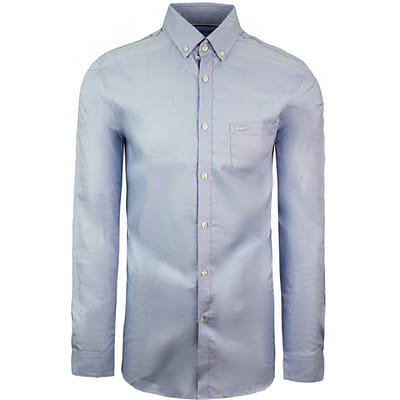 Lacoste Regular Fit Heren Blauw Overhemd
