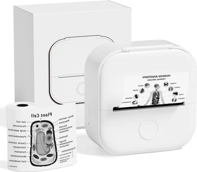 Mini-printer T02 fotoprinter voor smartphone- draagbaar en gebruiksvriendelijk
