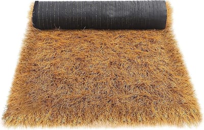 Kunstmatig rieten dak - Synthetisch palmgras - Tuindecoratie - Brandvertragend ontwerp - 0.5 x 19 m - Natuurlijk geel