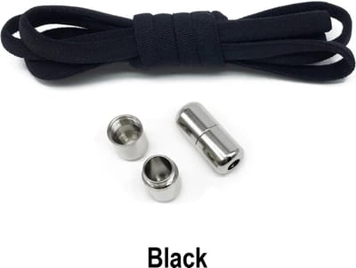 Elastische Veters - Veters - Schoenveters - Zwart + Sluiting