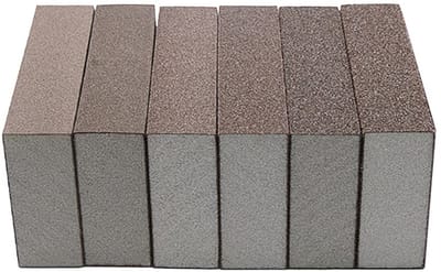 Dailygoods- Schuurblok 220 Grit - Schuurpapier Set - Dual-Use - Wasbaar - Herbruikbaar - 70x100x16mm - Hoge Dichtheid