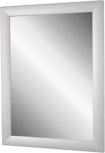 Wandspiegel Ingelijst - Spiegel op Maat - Make-up Aanbrengen - Handgemaakt in Duitsland - 40 x 30 cm - Zilver Mat