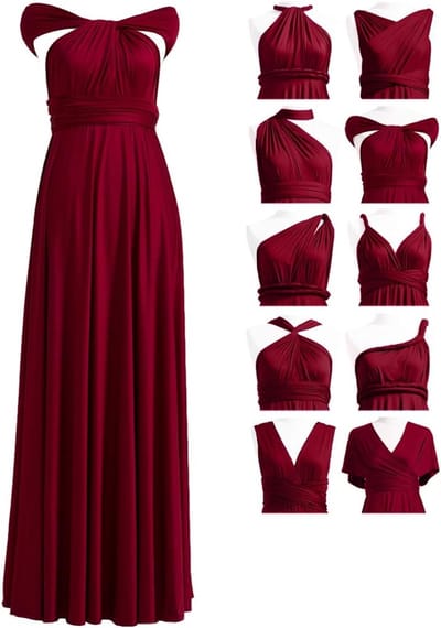 Multiway Infinity Bridesmaid Dresses for Weddings and Proms - Elegant Long Maxi Styles in Plus Sizes