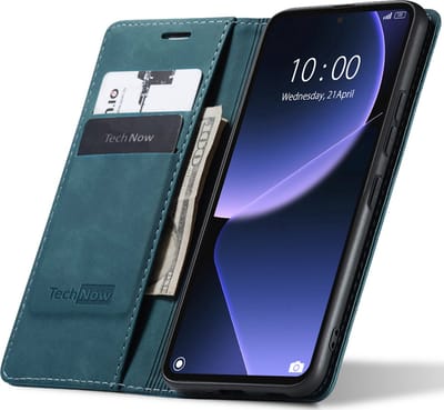 Hoesje geschikt voor Xiaomi 13T / 13T Pro - Book Case Leer Slimline Blauw