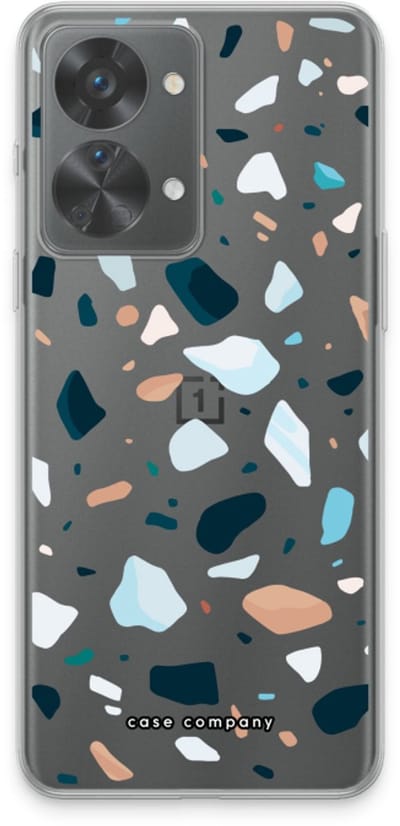 Case Company® - Hoesje geschikt voor OnePlus Nord 2T hoesje - Terrazzo N°13 - Soft Cover Telefoonhoesje - Bescherming aan alle Kanten en Schermrand