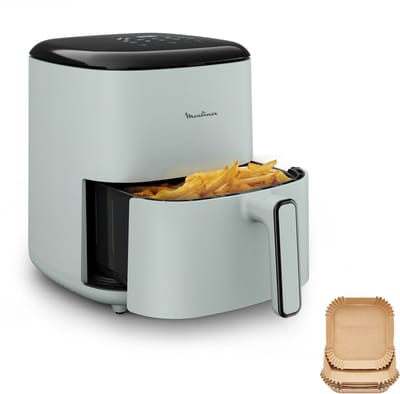 Moulinex Easy Fry POP EZ2454F0 – Airfryer 5L – Voor 6 personen – 10 automatische programma’s – Energiezuinig – Hetelucht friteuse