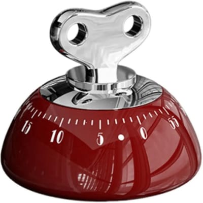 Timer met Magnetische Basis, 60-minuten Timerinstelling en Alarmfunctie. Geschikt voor Koken in de Keuken, studeren, sporten, multifunctionele Creatieve Wekker