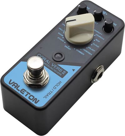 Reverb pedaal Valeton CRL-9 Coral verb II 16 types digitale reverb