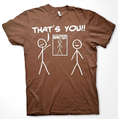 Hybris That's You Wanted T-shirt bruin
