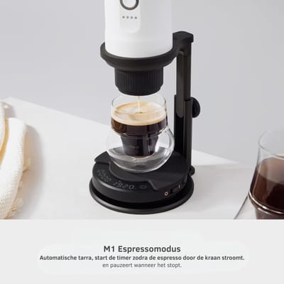 REN® Koffie Weegschaal - Weegschaal - Scale - Zwart - Oplaadbaar - Zwart - 11cm x 11cm x 3cm