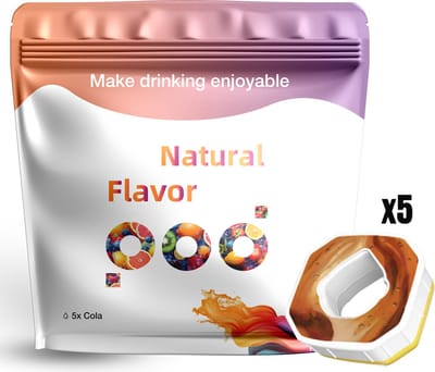 Geurpods 5x – Cola smaak – Geurwater Pods navulling – Aroma Pod – Vegan – BPA vrij