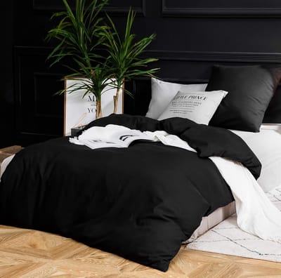 Unyqoos® Stijlvolle en Zachte Microvezel Dekbedovertrekset voor Alle Seizoenen, 200 x 200 cm