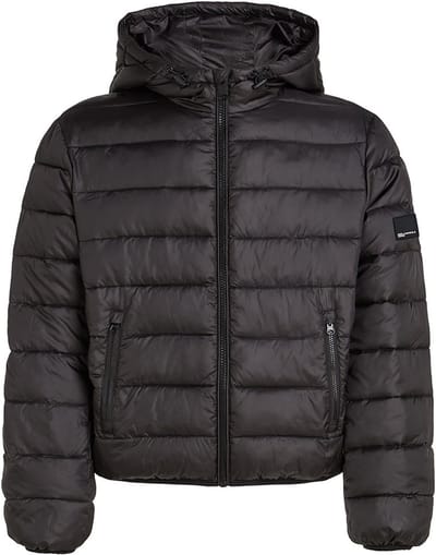 Karl Lagerfeld Jeans A3m15036 Gewatteerde Jas Zwart S Man