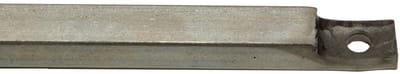 Nemef 13-250cm - Staaf voor pompespagnolet - Verzinkt - 13x13mm -  lengte 250 cm