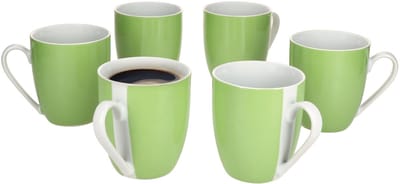 MamboCat MamboCat Set van 6 Variant koffiemokken GROEN