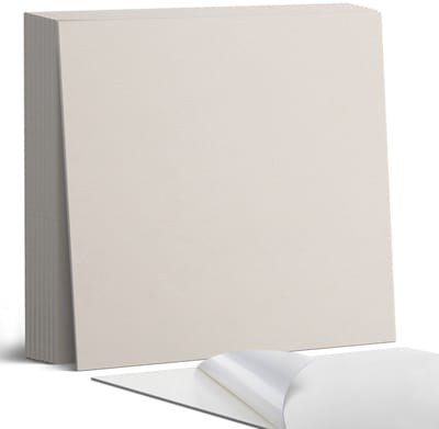 Coloray Plaktegels - Romig Portugese Tegels - 30 cm x 30 cm - Romig Plaktegels - 9 stuks - Vierkant PVC Tegels - Plaktegels Keuken - Zelfklevende Vloertegels - Vinyltegels Vloer Zelfklevend - Zelfklevende Tegels