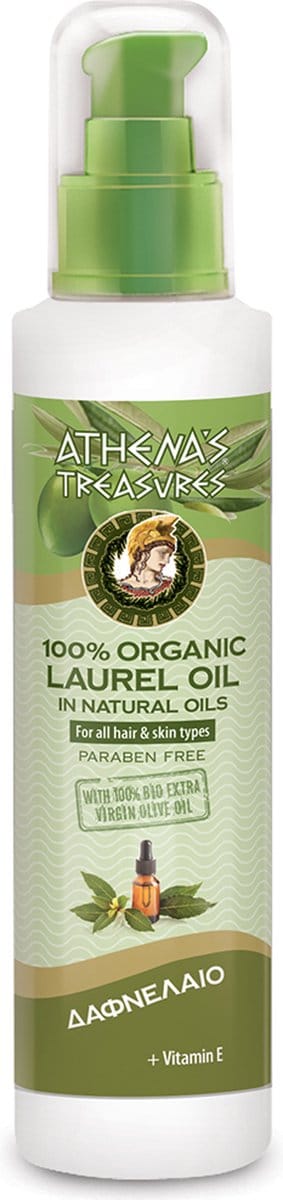 Pharmaid Athena's Treasures Laurel Organic Natural Oil 100ml: De Natuurlijke Oplossing voor Haar en Huidverzorging