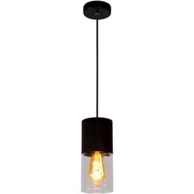 Lucide Hanglamp Zino - Roestbruin - Diam. 10cm - E27 - In Hoogte Verstelbaar
