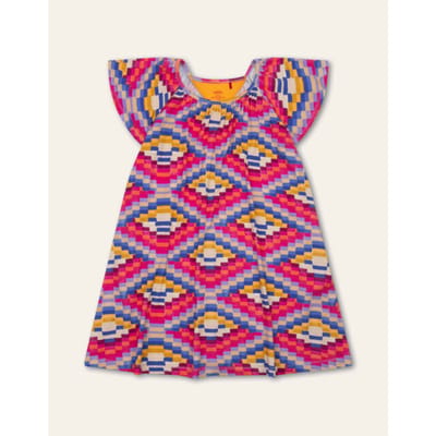 Oilily Dsunny Jurk- maat104/4yr Roze Glo