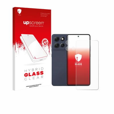 upscreen - Screenprotector voor Motorola Moto G86 (Voor+Camera) - Folie Beschermfolie Beschermglas transparant