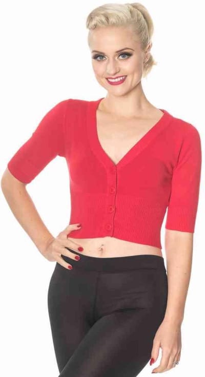 Dancing Days - OVERLOAD Cardigan - S - Rood