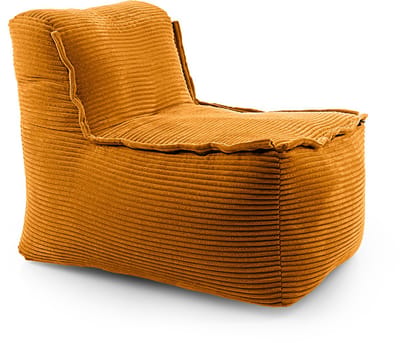 Lumaland Modulair Middendeel – Cord Zitzak met Zachte Structuur, Ideaal voor Bankmodules & Poefs, Met Vulling – 54×81×70 cm