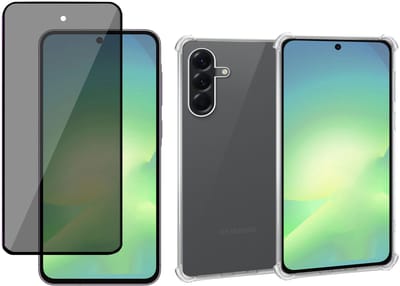 ChiGuard Hoesje & Privacy Screenprotector geschikt voor Samsung A56 / A36 – Privé - Gehard Glas Cover