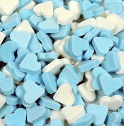 Fortuin Vruchtenhartjes Blauw-wit - 1 kilo