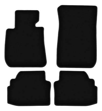 BASIC zwarte veloursmatten voor: BMW 3 E92 coupé (2004-2011)