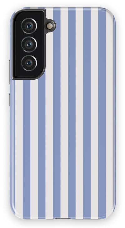 DripCase Gestreept Hoesje Samsung Galaxy S22 Plus | Backcover met Mag | Stripes Motief | Trendy Case Samsung Galaxy S22 Plus met Strepen Ocean Lane