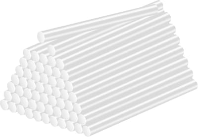 58 stuks lijmpisten 11 mm x 170 mm - Transparante hete lijmpistolen voor doe-het-zelvers